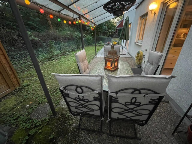 Terrasse und Garten